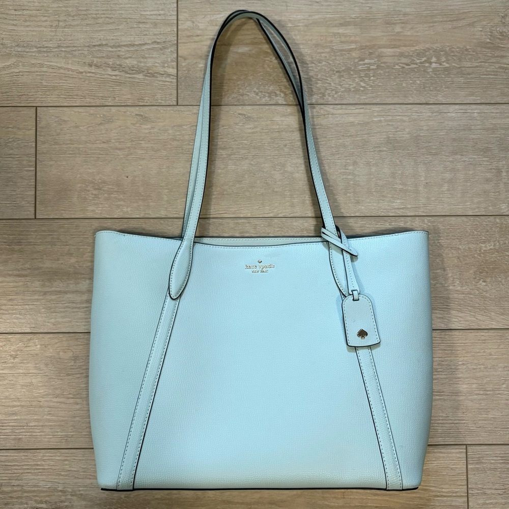 Kate spade light blue tote bag